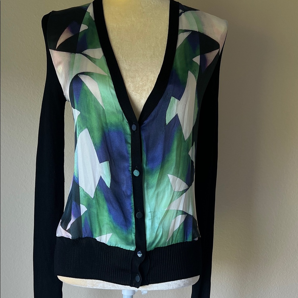 EUC Emporio Armani Women's Silk Cardigan